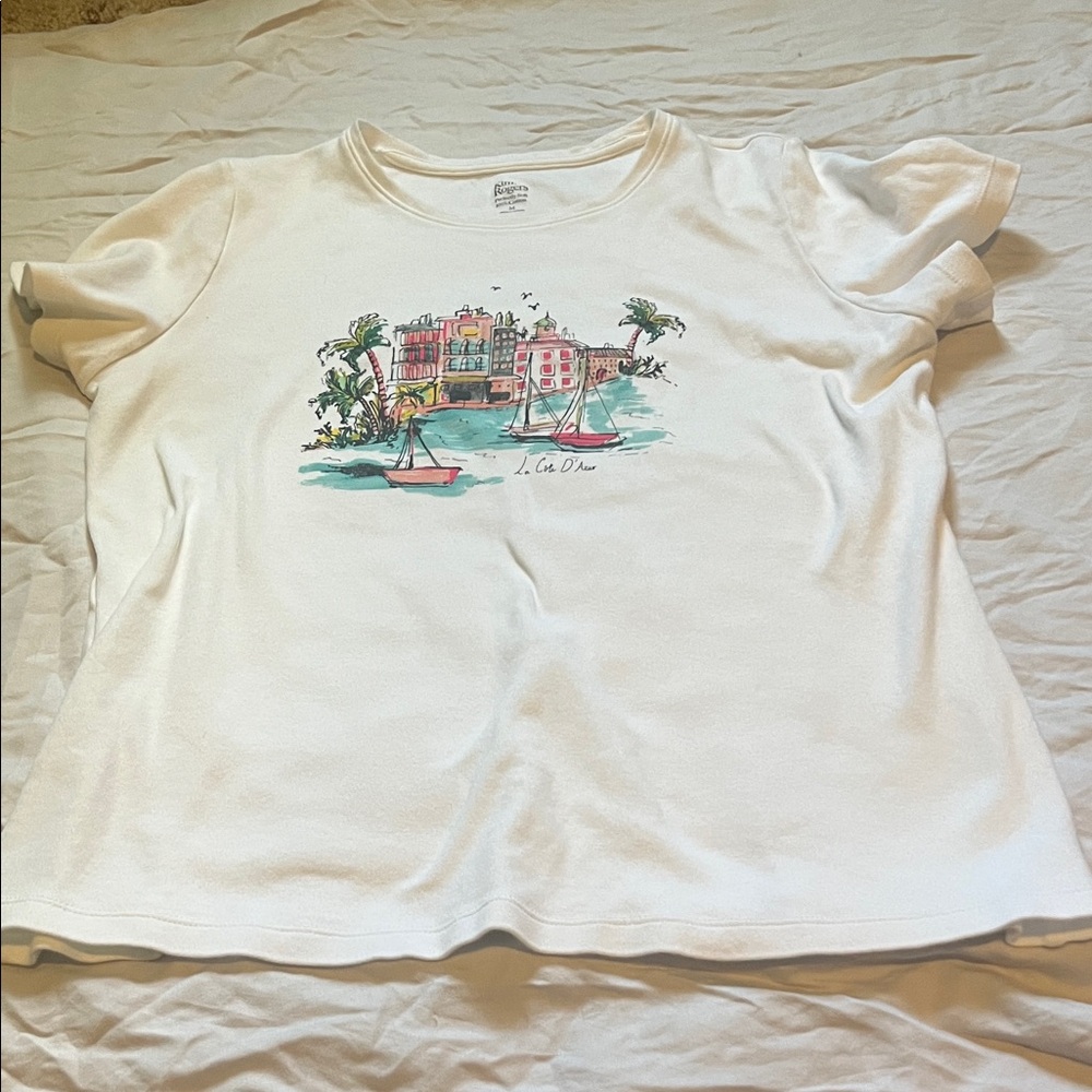 Kim Rogers Soft Cream Tee